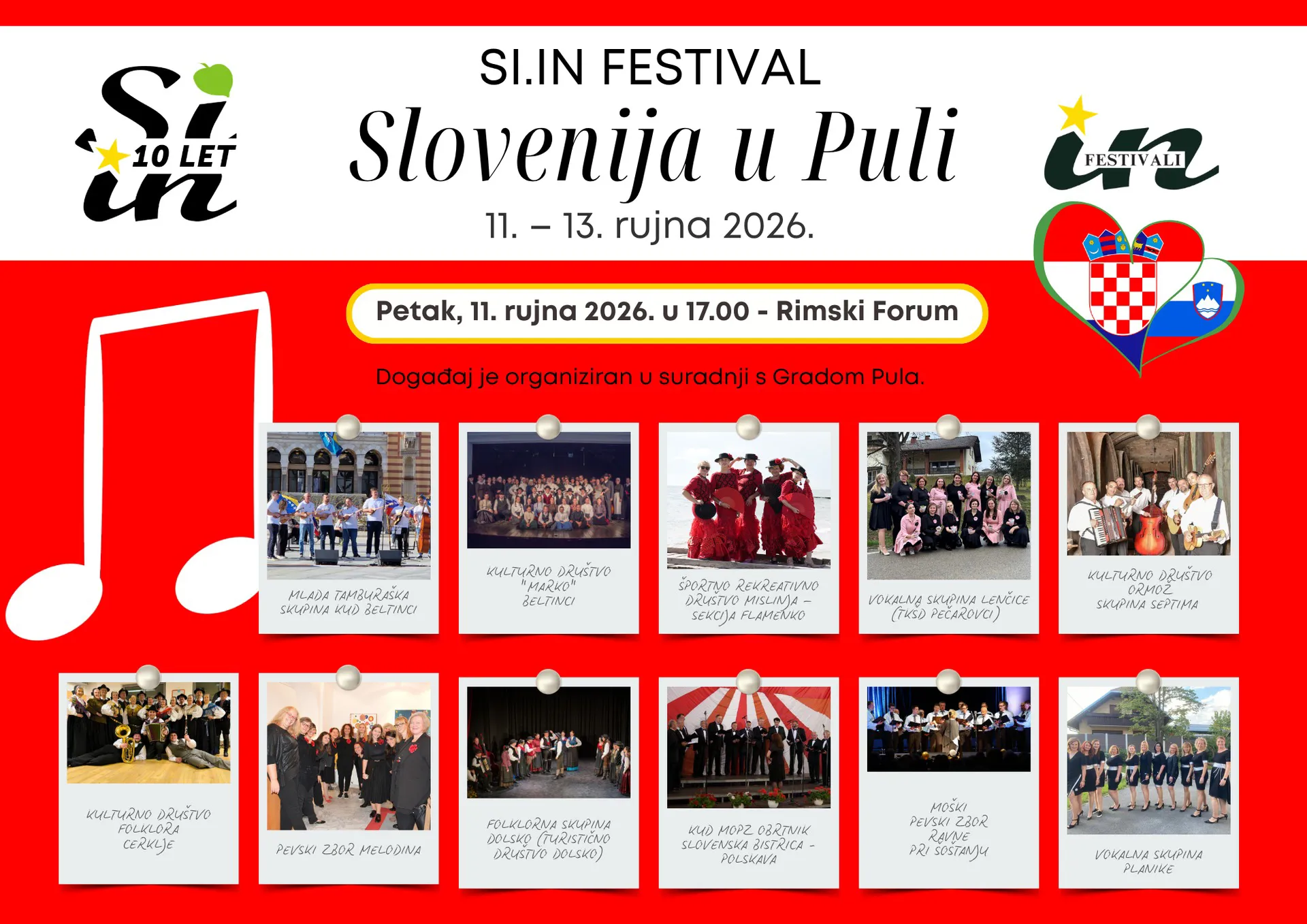 Festival Slovenija u Puli