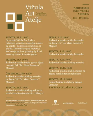 Otvorenje Vižula Art Atelje - radionice keramike, mozaika, nakita od stakla i kombinirane tehnike na platnu
