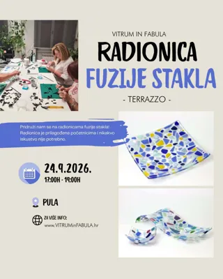 Radionica fuzije stakla - Terrazzo