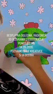 Besplatna ogledna 3D edukacijska radionica