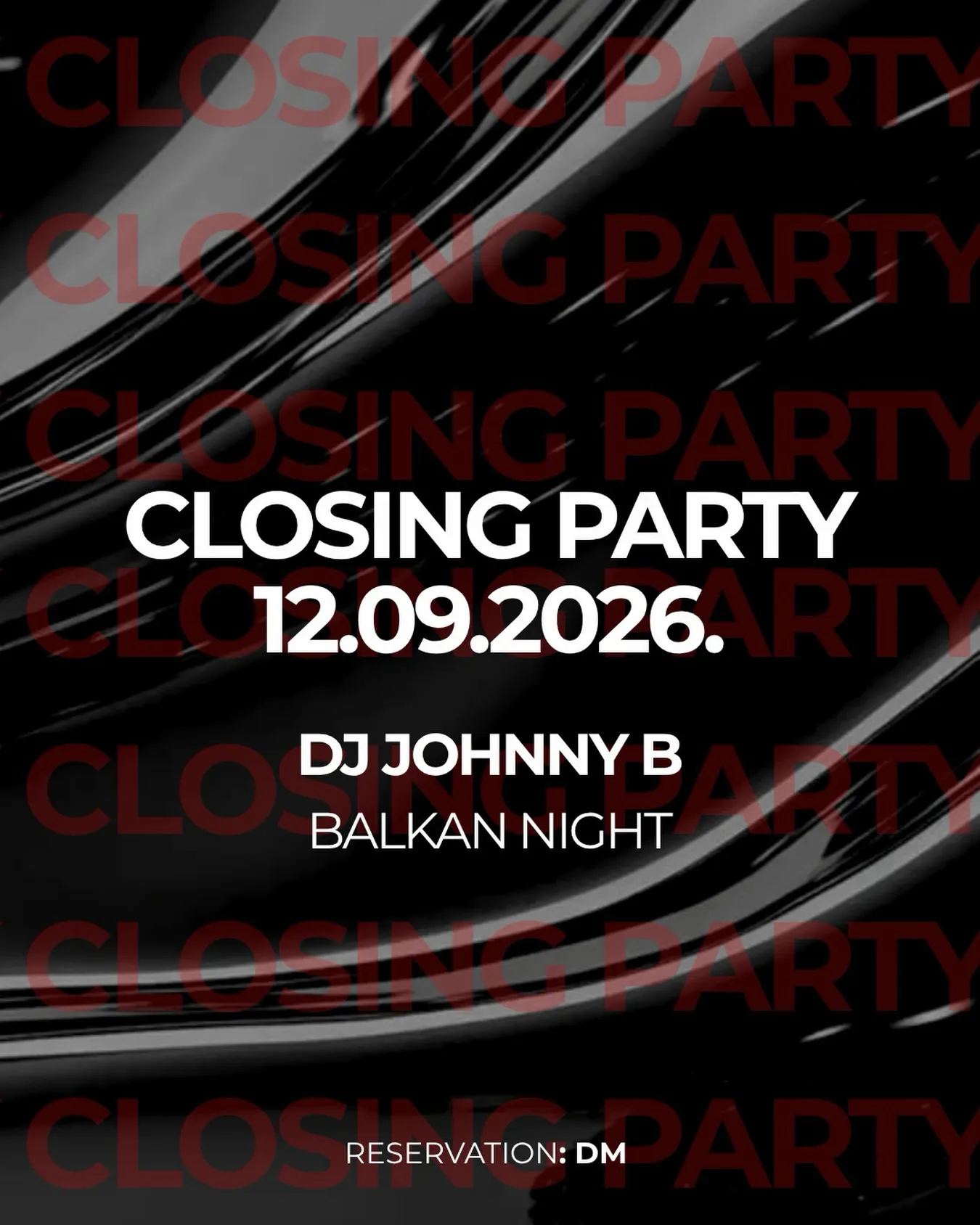 Closing Party | Saint & Sinner