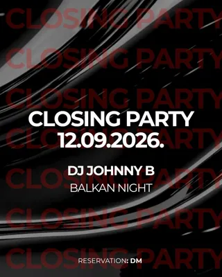 Closing Party | Saint & Sinner