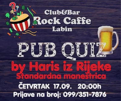 Pub Quiz by Haris iz Rijeke