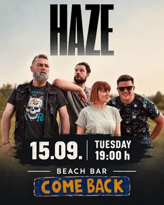Haze Rock Band @ Beach Bar Come Back