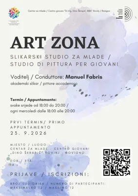 ART ZONA - SLIKARSKI STUDIO ZA MLADE U CENTRU ZA MLADE