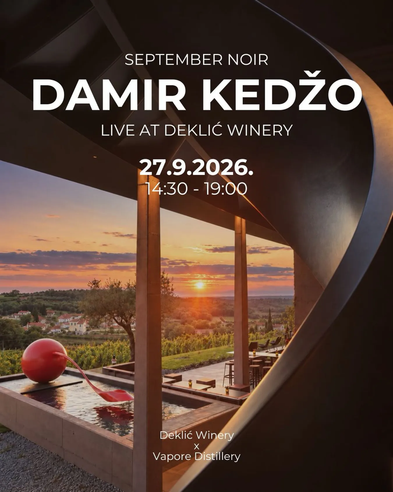 September Noir - Damir Kedžo Live at Deklić Winery