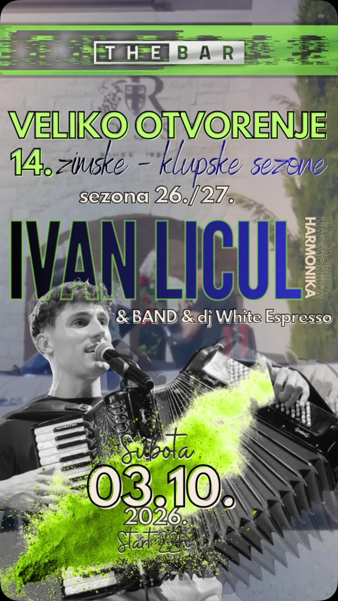 Veliko otvorenje 14. zimske-klupske sezone - Ivan Licul & Band