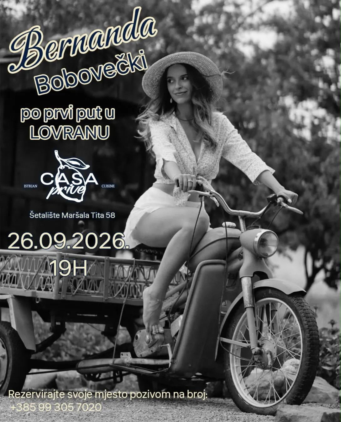Bernanda Bobovečki po prvi put u Lovranu
