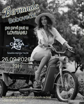Bernanda Bobovečki po prvi put u Lovranu