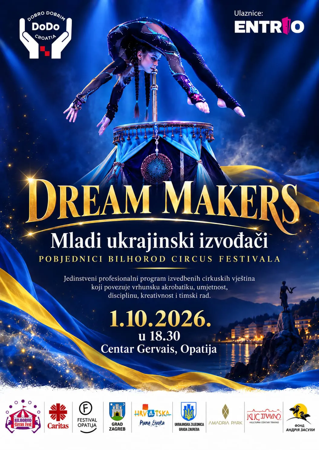 Gostovanje pobjednika Bilhorod Circus Festivala iz Ukrajine