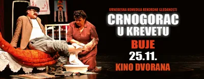 Komedija: Crnogorac U Krevetu @ Buje