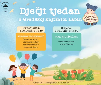 Dječji tjedan u Gradskoj knjižnici Labin