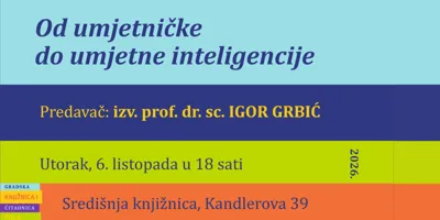 Predavanje "Od umjetničke do umjetne inteligencije"