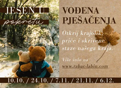 Jesen u pokretu: Pješačenje Sentoninom stazom i Stazom božanskih izvora