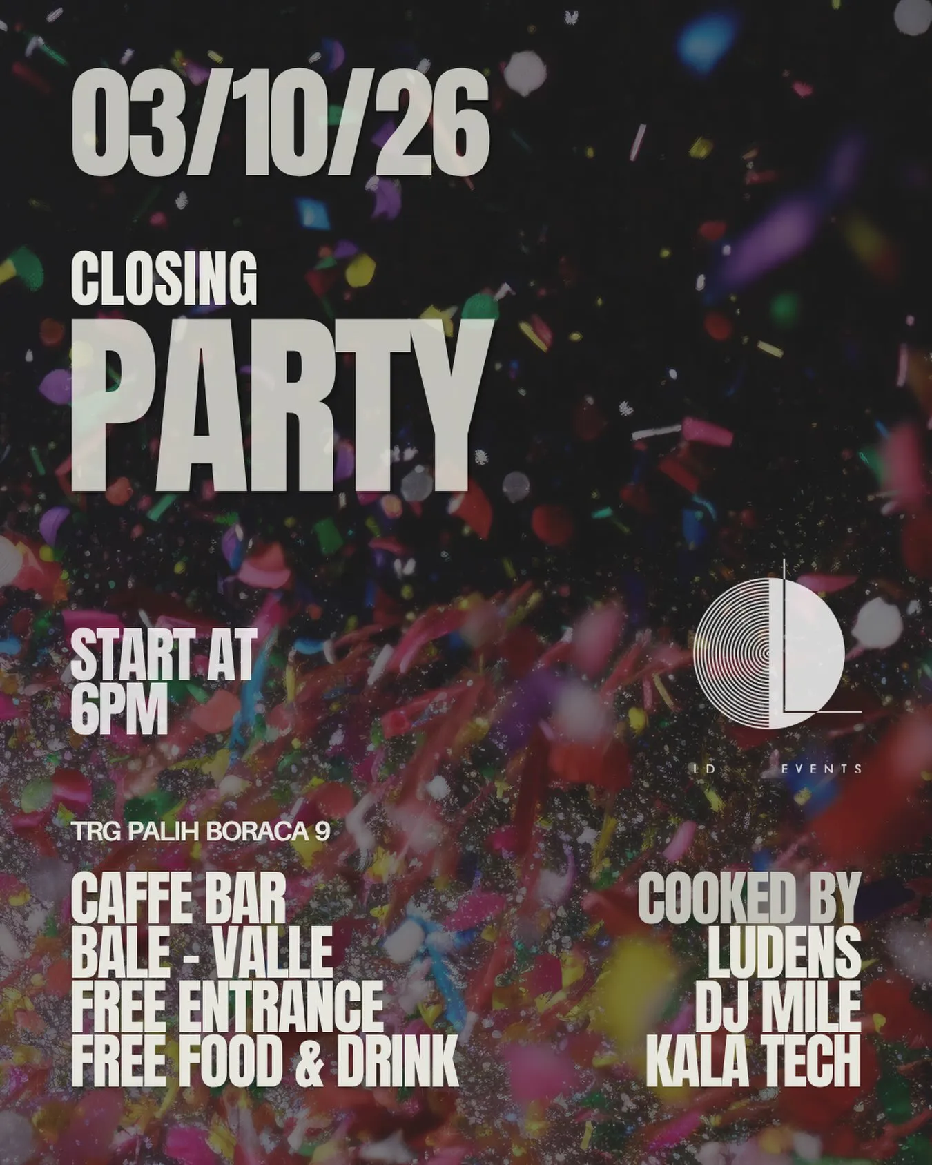 Closing Party - Caffe Bar Bale-Valle