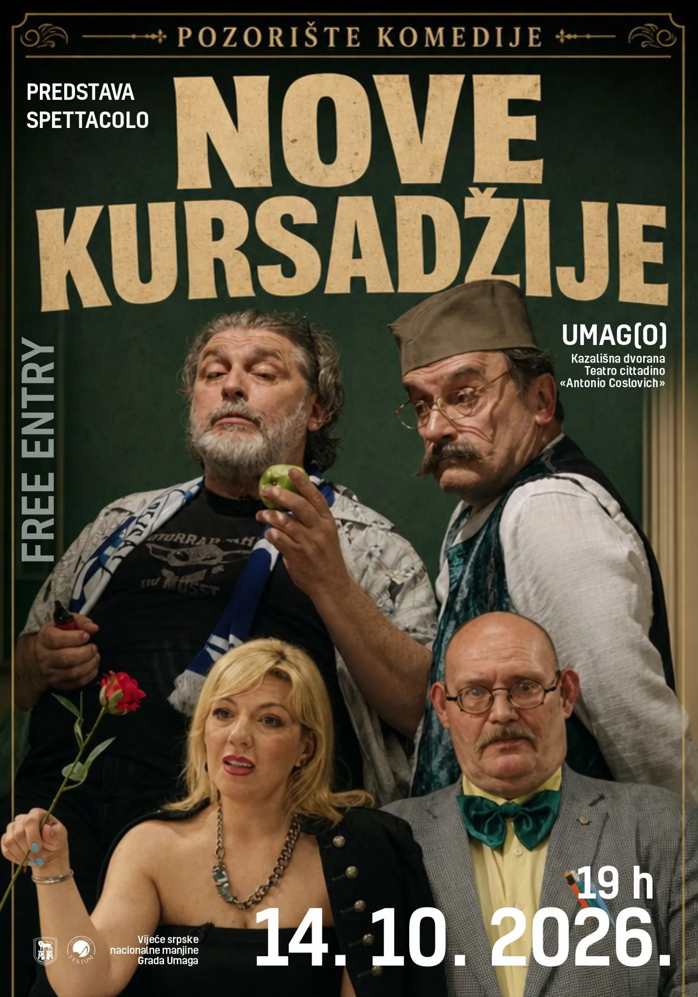 Predstava/Spettacolo: Nove Kursadžije