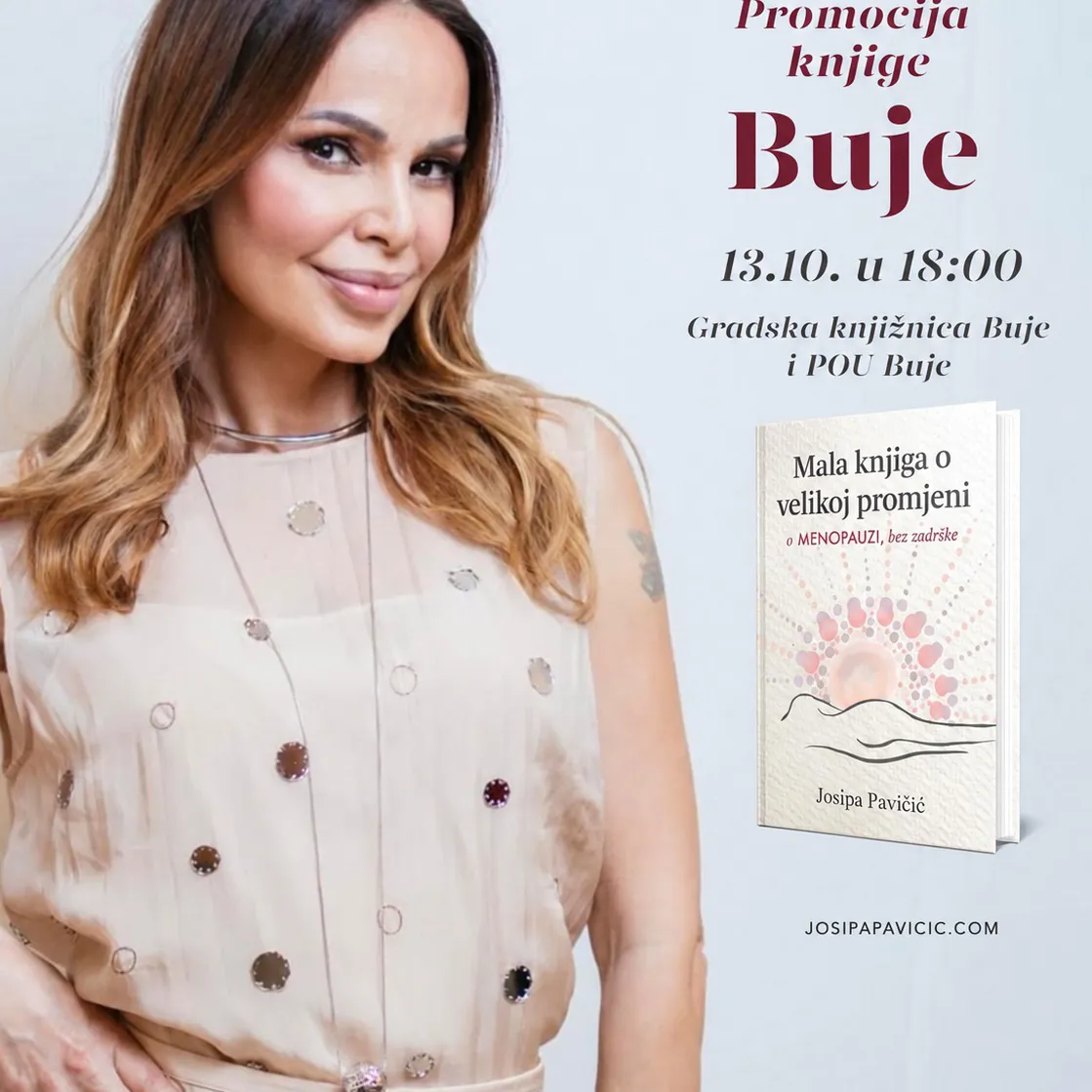 Promocija knjige "Mala knjiga o velikoj promjeni" - Josipa Pavičić
