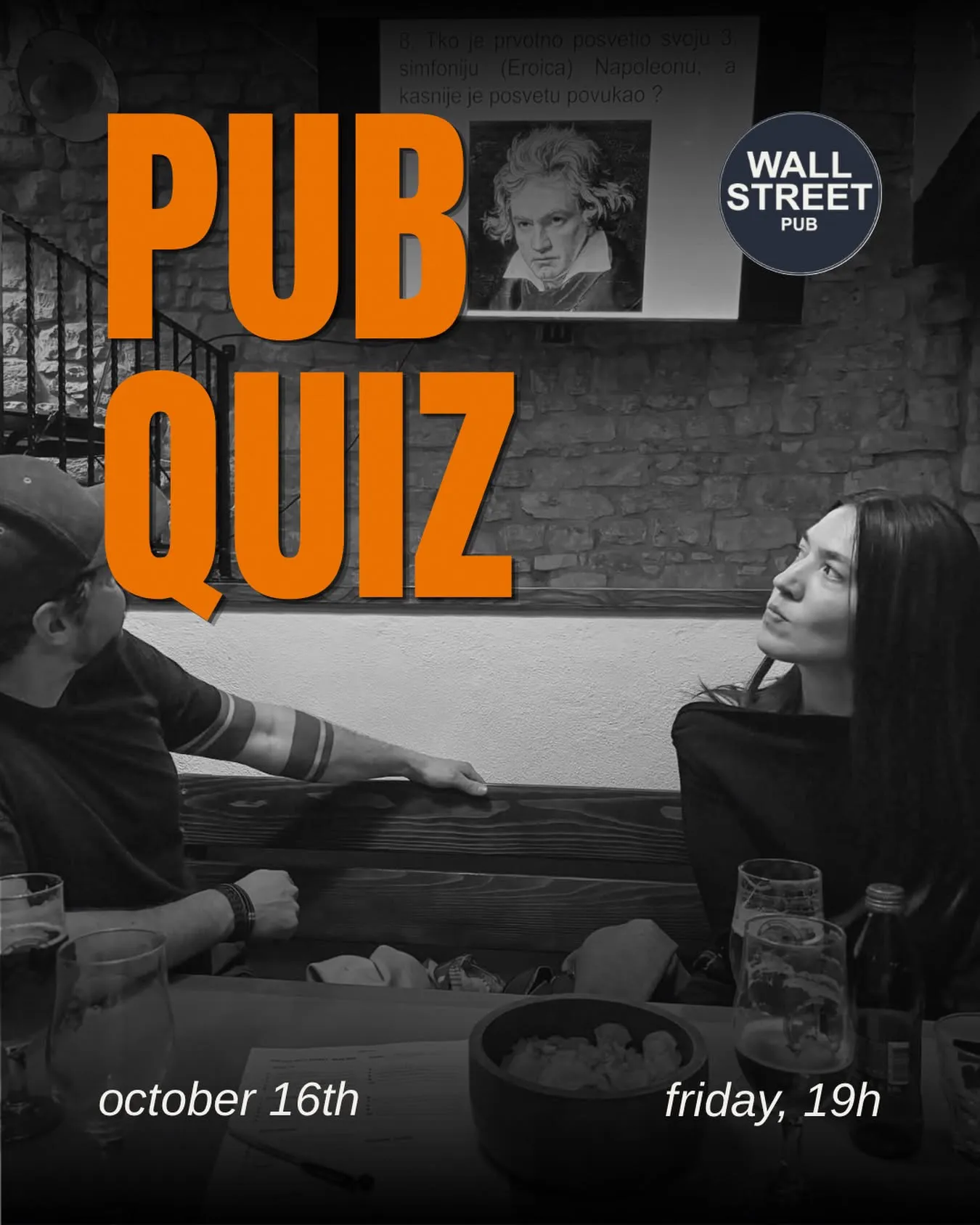 Pub Quiz @ Wall Street Pub