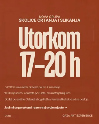 Školica crtanja i slikanja - nova grupa