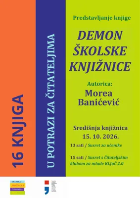 16 knjiga u potrazi za čitateljima: "Demon školske knjižnice" Morea Banićević