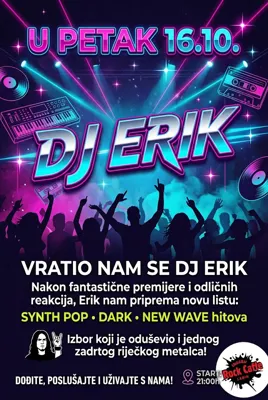 DJ Erik @ Rock Caffe Labin