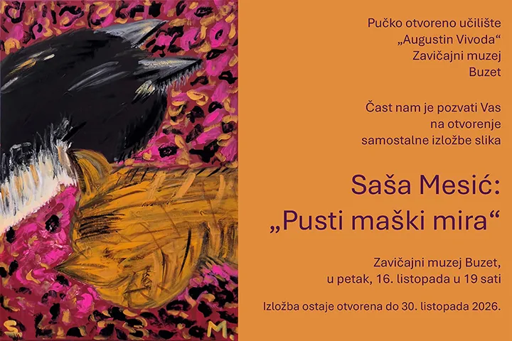 Saša Mesić: Pusti maški mira