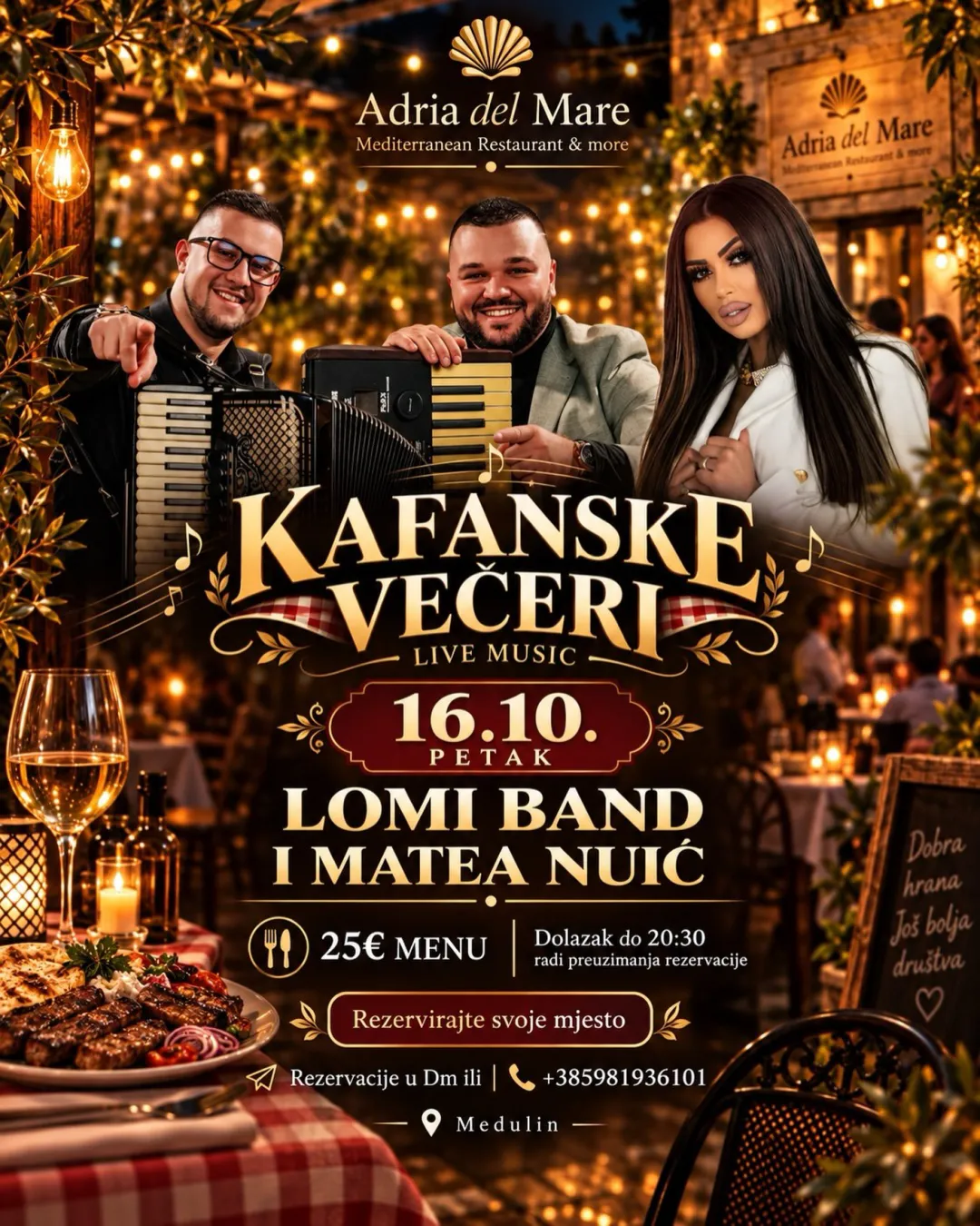 Kafanske večeri - Lomi Band i Matea Nuić