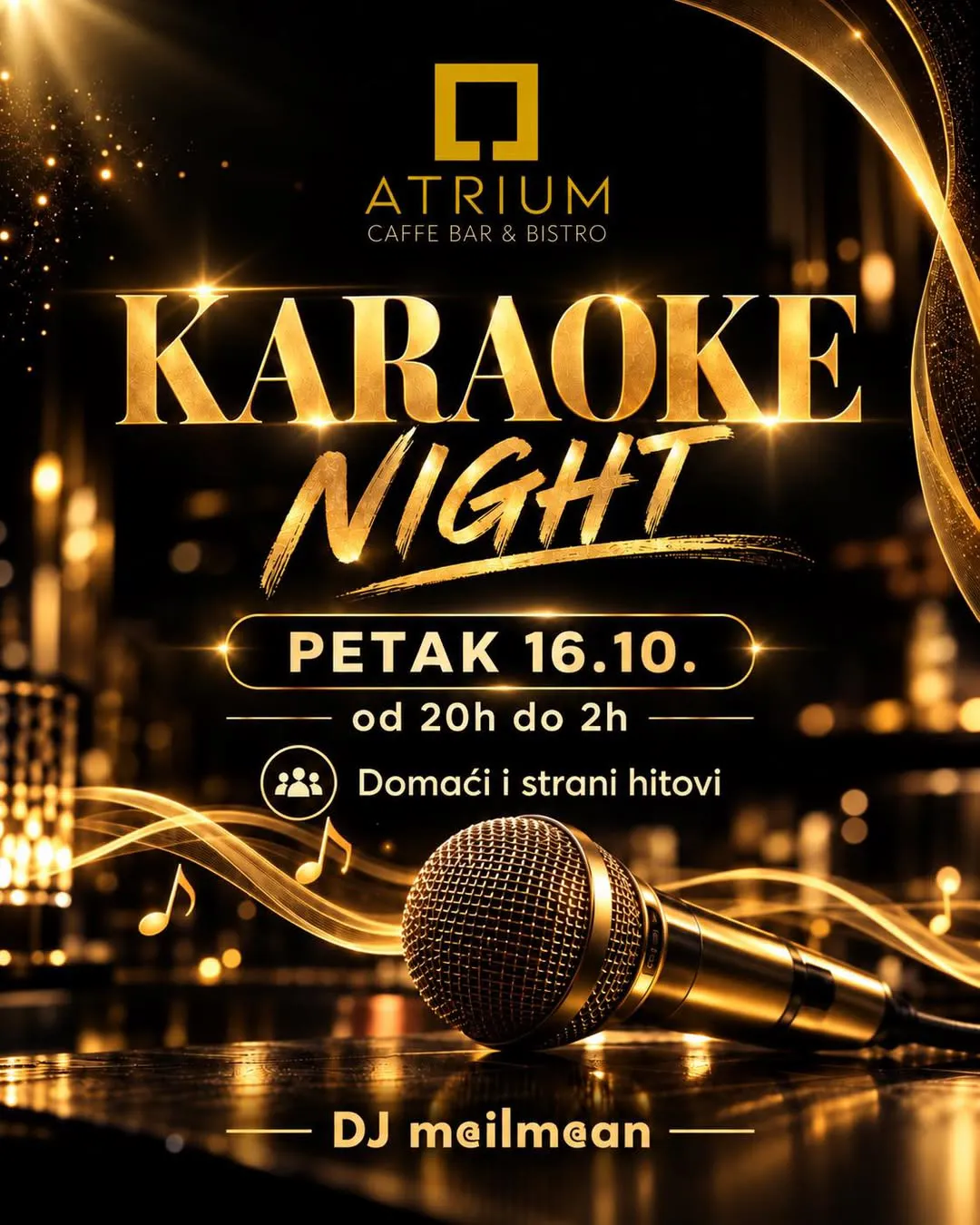 KARAOKE NIGHT PARTY U ATRIUMU