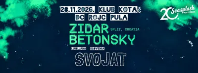 ZIDAR BETONSKY + SVOJAT / 20. Seasplash platforma