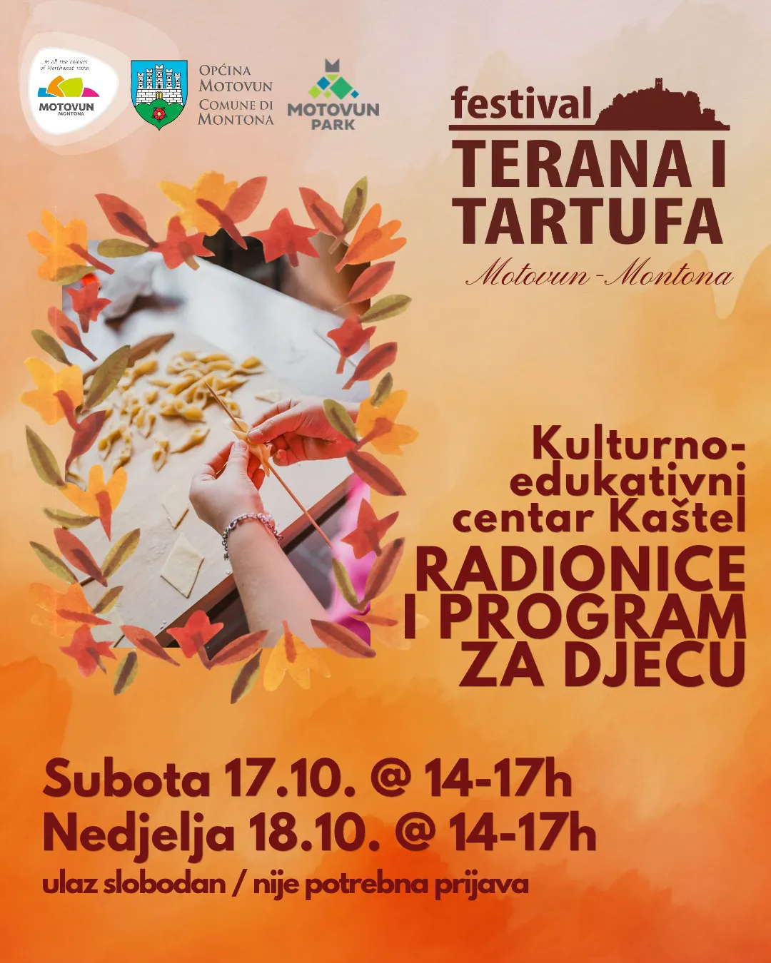 Radionice i program za djecu – Festival terana i tartufa