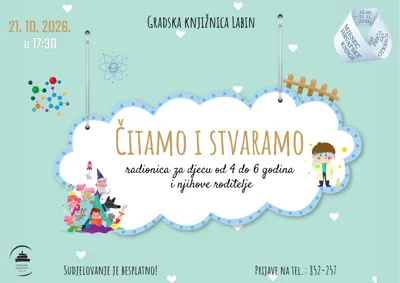 Nova radionica u Gradskoj knjižnici Labin – Od priče do pokusa