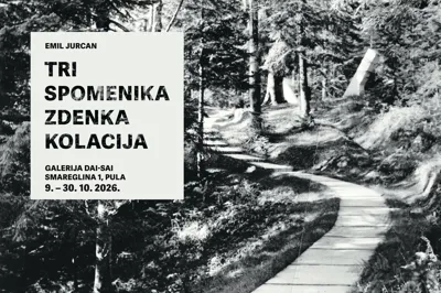 Izložba Emila Jurcana „Tri spomenika Zdenka Kolacija“ u galeriji DAI-SAI