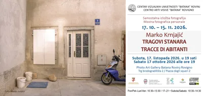 Izložba fotografija Marka Krnjajića „Tragovi stanara” u Centru vizualnih umjetnosti Batana