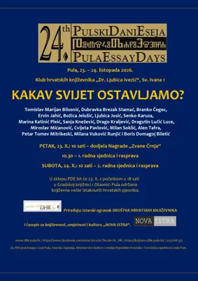 Pjesnička večer u sklopu 24. Pulskih dana eseja