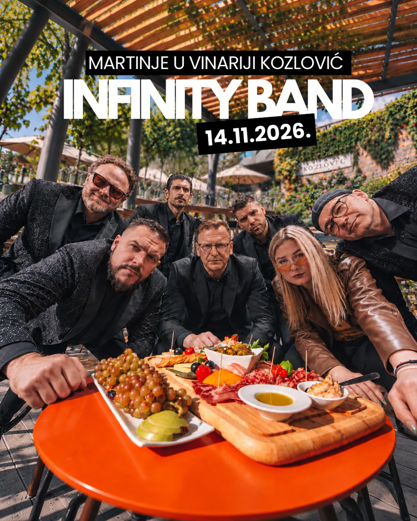 Martinje u vinariji Kozlović - Infinity Band