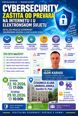 Cybersecurity - zaštita od prevara na internetu i u elektronskom svijetu
