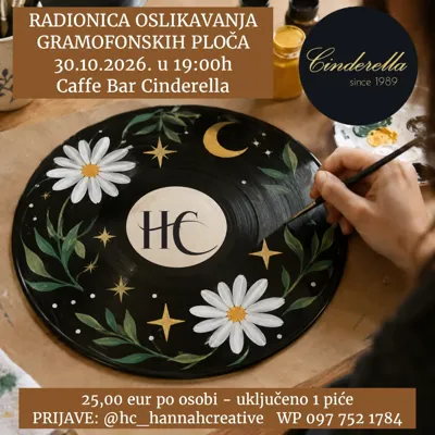 Radionica oslikavanja gramofonskih ploča