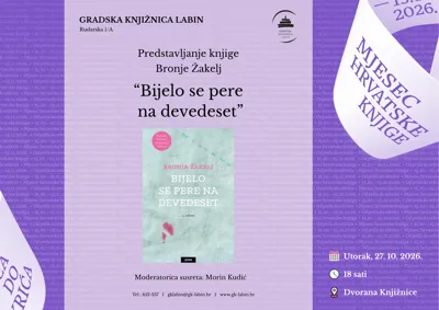 Književni susret s Bronjom Žakelj u Gradskoj knjižnici Labin