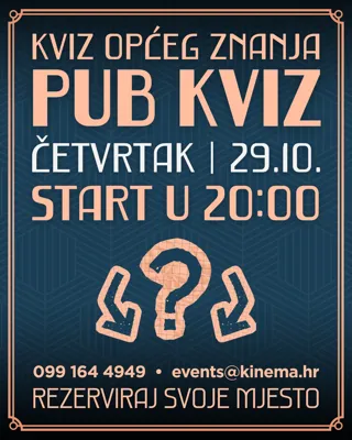 Pub Kviz Općeg Znanja