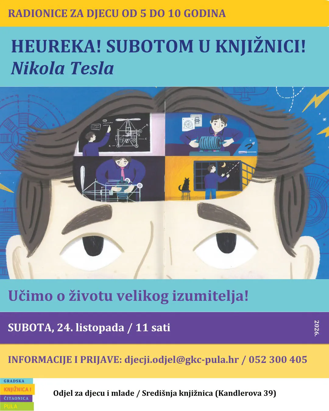 Heureka! Subotom u knjižnici!: Nikola Tesla