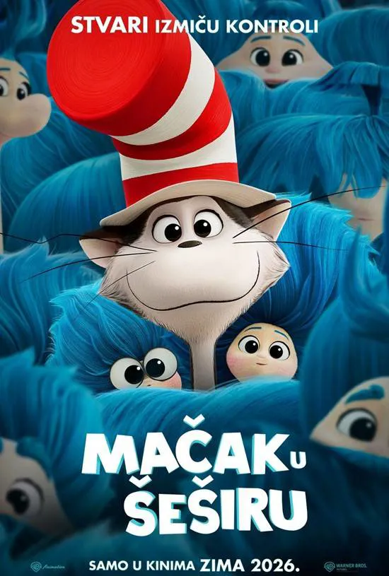 Animirani film: MAČAK U ŠEŠIRU, titl.