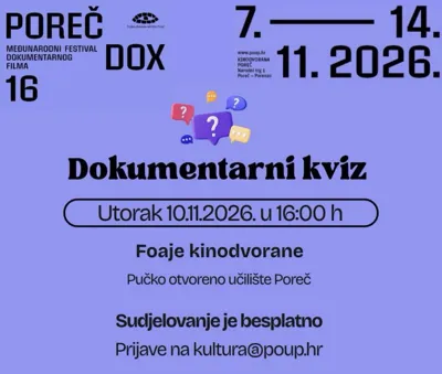 Dokumentarni kviz na 16. Porečdoxu