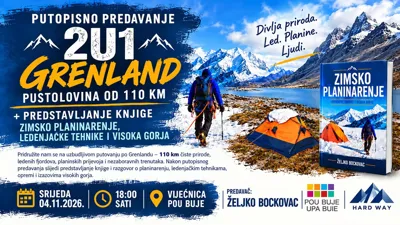 Putopisno predavanje i predstavljanje knjige „Zimsko planinarenje”
