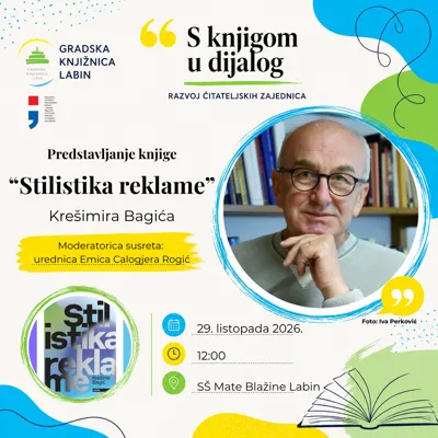 Krešimir Bagić predstavlja „Stilistiku reklame“