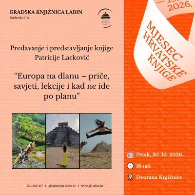 Multimedijalno putopisno predavanje Patricije Lacković i predstavljanje autorske knjige