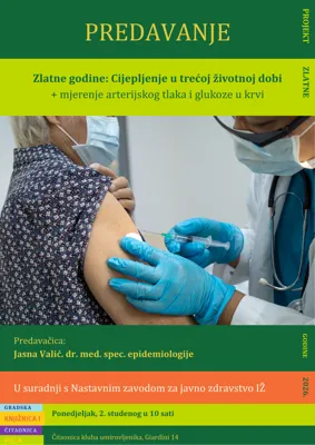 Cijepljenje u trećoj životnoj dobi: Ključan korak za očuvanje zdravlja i samostalnosti naših starijih sugrađana