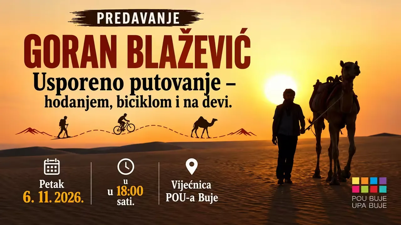 Usporeno putovanje s Goranom Blaževićem u Bujama